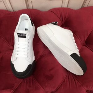 Replica Dolce & Gabbana Women’s Portofino Sneakers with Black Toe-cap 2