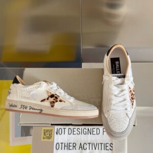 Replica Golden Goose Women’s Ball Star Sneakers with Leopard Print Pony Star 2