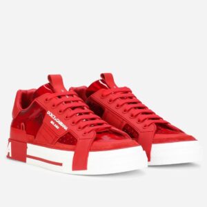 Replica Dolce & Gabbana Women’s Custom 2.Zero Sneakers Red