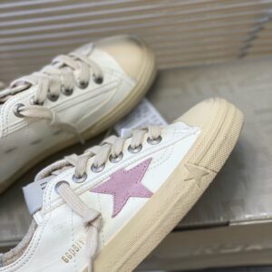 Replica Golden Goose Women’s V-Star Sneakers with Pink Suede Star 2