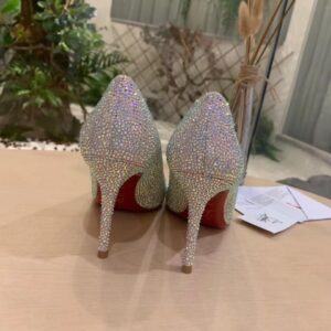 Replica Christian Louboutin Kate Strass 85mm Aurora Borealis Pumps 2