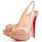 Replica Christian Louboutin Nude Patent Fifille Pumps 85mm 102