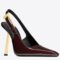 Replica Valentino Rockstud Caged Pumps 100mm In Black Patent Leather 102