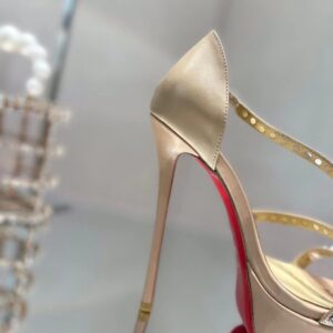 Replica Christian Louboutin Nude So Spike Alta Sandals 150MM 2