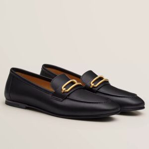 Replica Hermes Men’s Colette Loafers In Black Calfskin 102