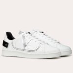 Replica Valentino Women’s Backnet Sneakers With Black Heel